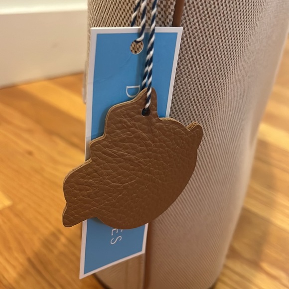 BNWT Draper James Canvas and Leather Bucket Bag - Picture 6 of 7